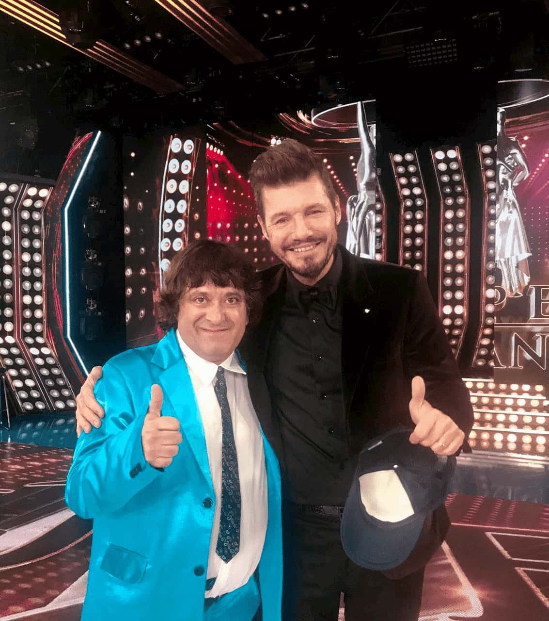 alfredo silva humorista con Marcelo Tinelli